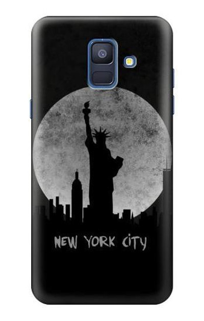 S3097 New York City Case Cover Custodia per Samsung Galaxy A6 (2018)