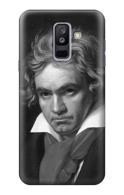 S1930 Beethoven Case Cover Custodia per Samsung Galaxy A6+ (2018), J8 Plus 2018, A6 Plus 2018