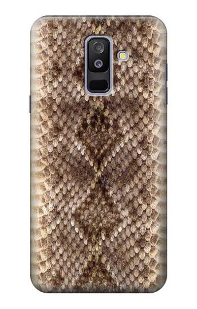 S2875 Rattle Snake Skin Graphic Printed Case Cover Custodia per Samsung Galaxy A6+ (2018), J8 Plus 2018, A6 Plus 2018