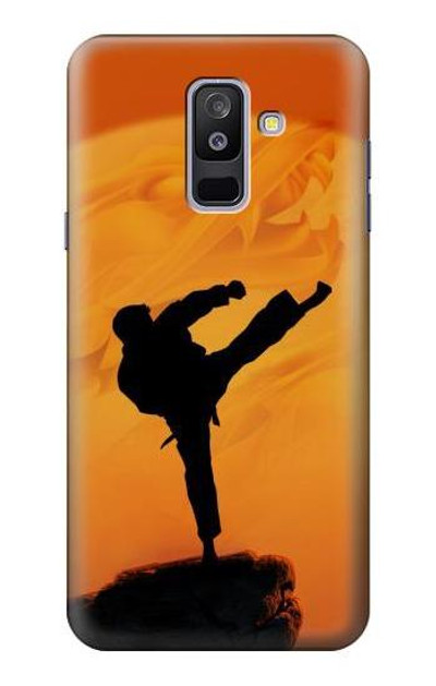 S3024 Kung Fu Karate Fighter Case Cover Custodia per Samsung Galaxy A6+ (2018), J8 Plus 2018, A6 Plus 2018