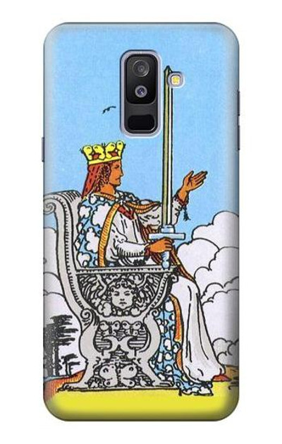 S3068 Tarot Card Queen of Swords Case Cover Custodia per Samsung Galaxy A6+ (2018), J8 Plus 2018, A6 Plus 2018