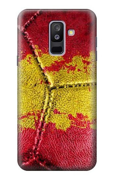 S3315 Spain Flag Vintage Football Graphic Case Cover Custodia per Samsung Galaxy A6+ (2018), J8 Plus 2018, A6 Plus 2018