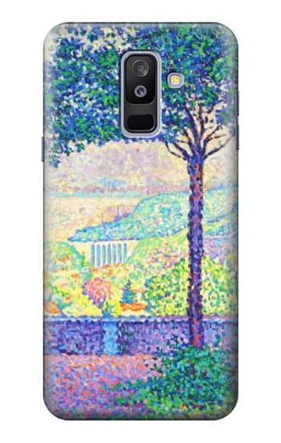S3349 Paul Signac Terrace of Meudon Case Cover Custodia per Samsung Galaxy A6+ (2018), J8 Plus 2018, A6 Plus 2018