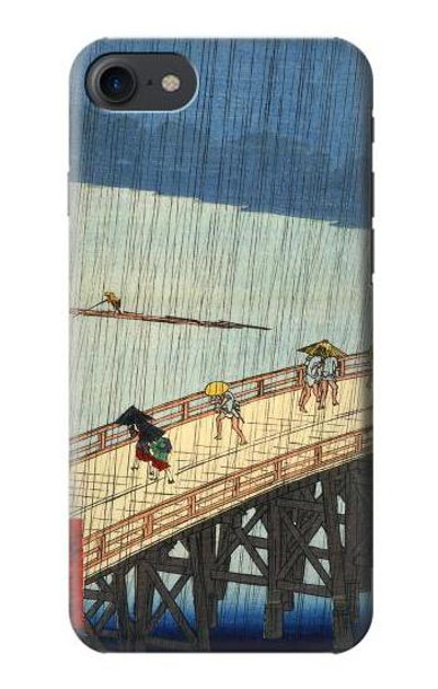 S3347 Utagawa Hiroshige Sudden shower Case Cover Custodia per iPhone 7, iPhone 8