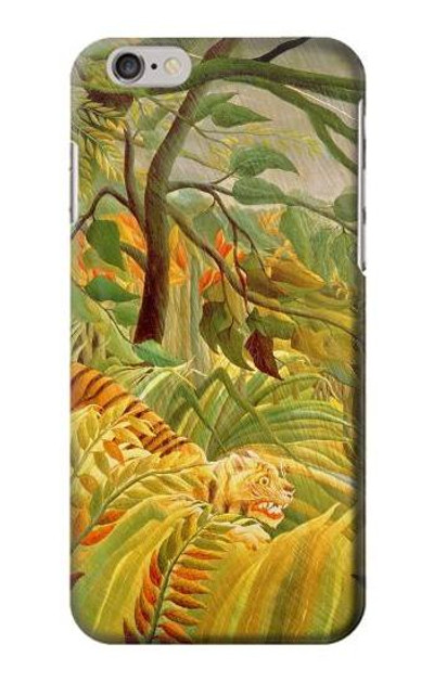 S3344 Henri Rousseau Tiger in a Tropical Storm Case Cover Custodia per iPhone 6 Plus, iPhone 6s Plus