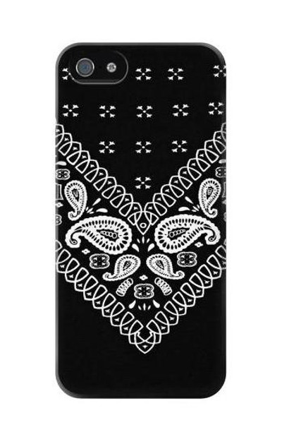 S3363 Bandana Black Pattern Case Cover Custodia per iPhone 5C