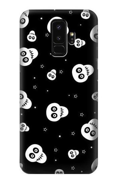 S3261 Smile Skull Halloween Pattern Case Cover Custodia per Samsung Galaxy S9 Plus
