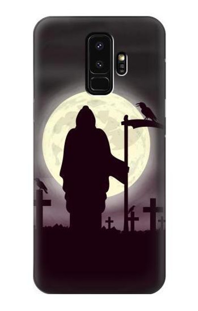 S3262 Grim Reaper Night Moon Cemetery Case Cover Custodia per Samsung Galaxy S9 Plus
