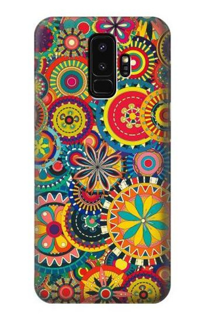 S3272 Colorful Pattern Case Cover Custodia per Samsung Galaxy S9 Plus