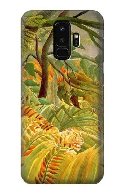 S3344 Henri Rousseau Tiger in a Tropical Storm Case Cover Custodia per Samsung Galaxy S9 Plus