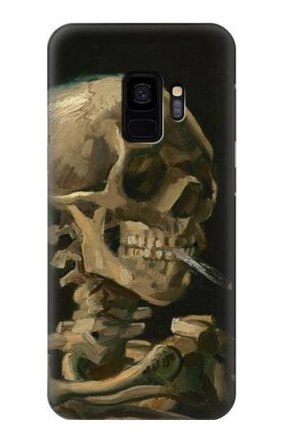 S3358 Vincent Van Gogh Skeleton Cigarette Case Cover Custodia per Samsung Galaxy S9