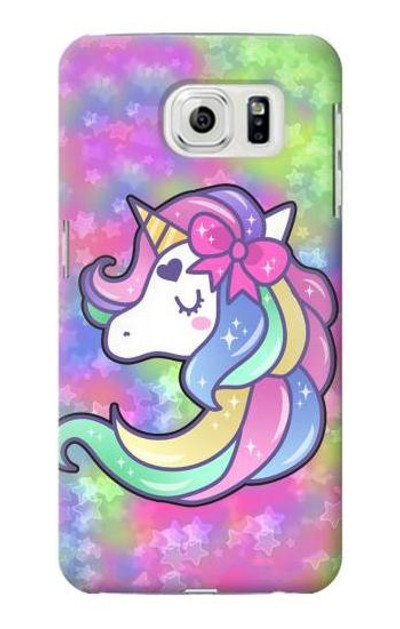 S3264 Pastel Unicorn Case Cover Custodia per Samsung Galaxy S7 Edge