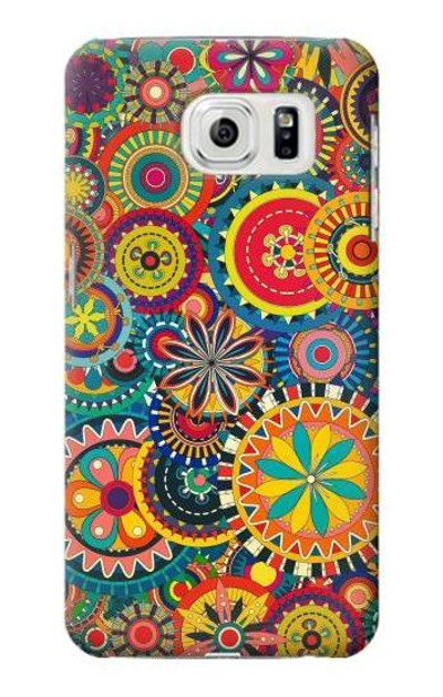 S3272 Colorful Pattern Case Cover Custodia per Samsung Galaxy S7 Edge