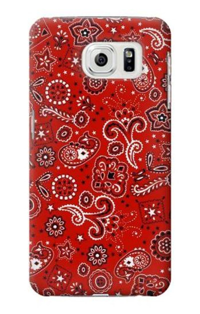 S3354 Red Classic Bandana Case Cover Custodia per Samsung Galaxy S7 Edge