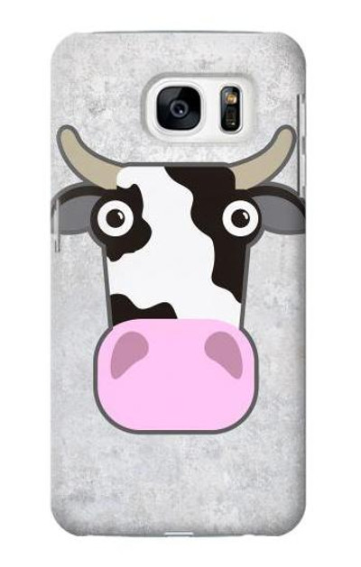 S3257 Cow Cartoon Case Cover Custodia per Samsung Galaxy S7