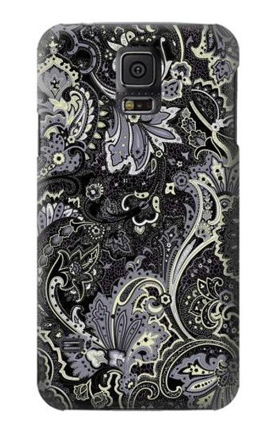 S3251 Batik Flower Pattern Case Cover Custodia per Samsung Galaxy S5