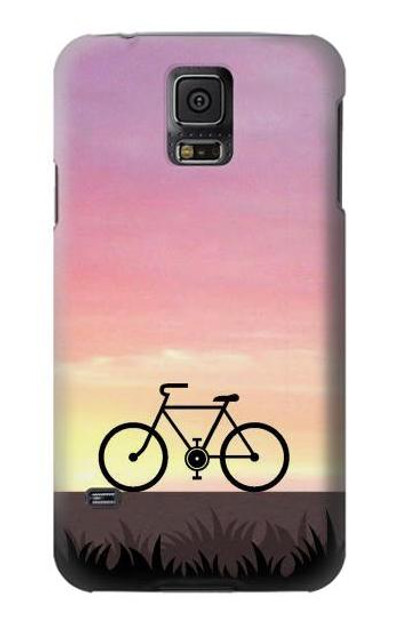 S3252 Bicycle Sunset Case Cover Custodia per Samsung Galaxy S5