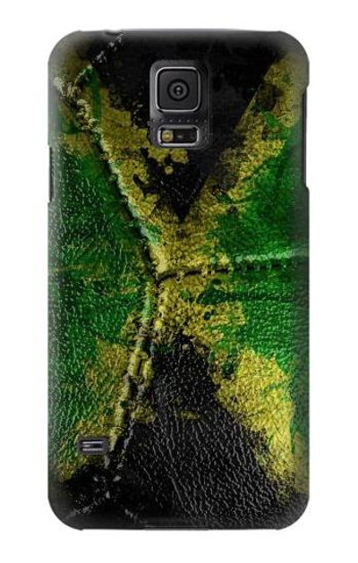 S3319 Jamaica Flag Vintage Football Graphic Case Cover Custodia per Samsung Galaxy S5