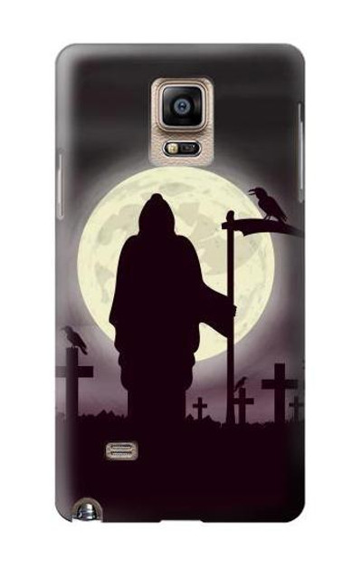 S3262 Grim Reaper Night Moon Cemetery Case Cover Custodia per Samsung Galaxy Note 4