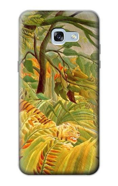 S3344 Henri Rousseau Tiger in a Tropical Storm Case Cover Custodia per Samsung Galaxy A5 (2017)