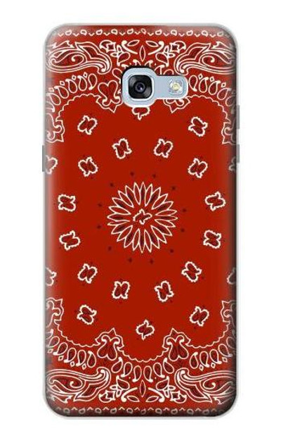 S3355 Bandana Red Pattern Case Cover Custodia per Samsung Galaxy A5 (2017)