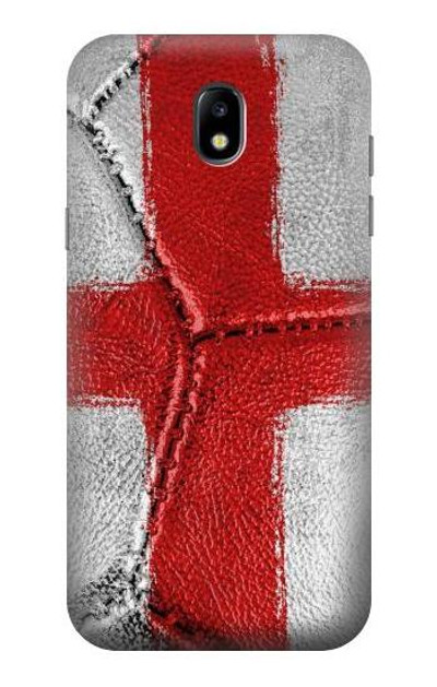 S3316 England Flag Vintage Football Graphic Case Cover Custodia per Samsung Galaxy J5 (2017) EU Version