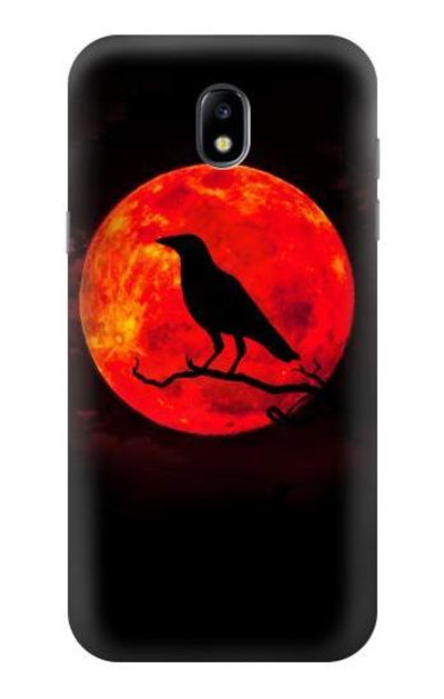 S3328 Crow Red Moon Case Cover Custodia per Samsung Galaxy J5 (2017) EU Version