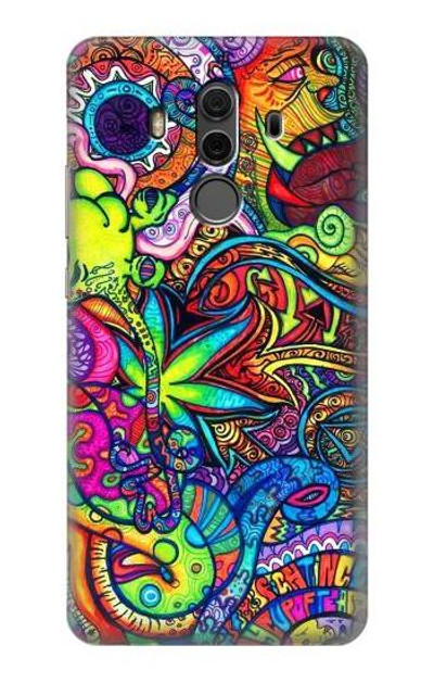 S3255 Colorful Art Pattern Case Cover Custodia per Huawei Mate 10 Pro, Porsche Design