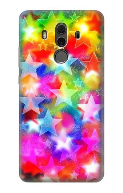 S3292 Colourful Disco Star Case Cover Custodia per Huawei Mate 10 Pro, Porsche Design