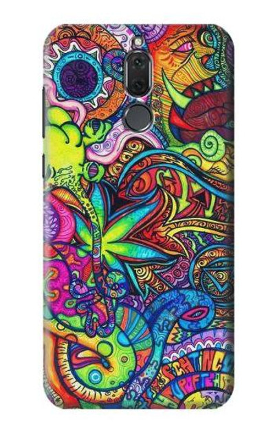 S3255 Colorful Art Pattern Case Cover Custodia per Huawei Mate 10 Lite