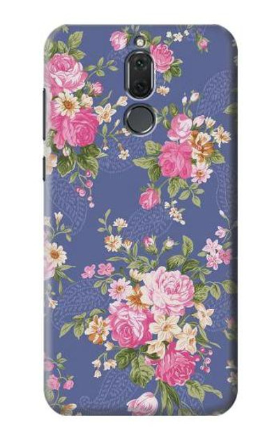 S3265 Vintage Flower Pattern Case Cover Custodia per Huawei Mate 10 Lite