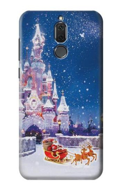 S3282 Santa Xmas Castle Case Cover Custodia per Huawei Mate 10 Lite