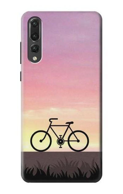 S3252 Bicycle Sunset Case Cover Custodia per Huawei P20 Pro