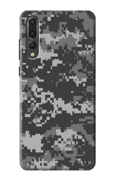 S3293 Urban Black Camo Camouflage Case Cover Custodia per Huawei P20 Pro