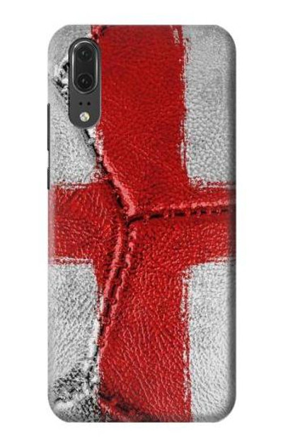 S3316 England Flag Vintage Football Graphic Case Cover Custodia per Huawei P20