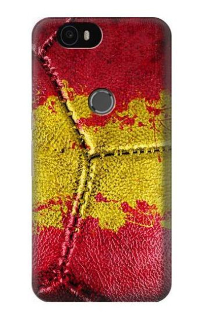 S3315 Spain Flag Vintage Football Graphic Case Cover Custodia per Huawei Nexus 6P