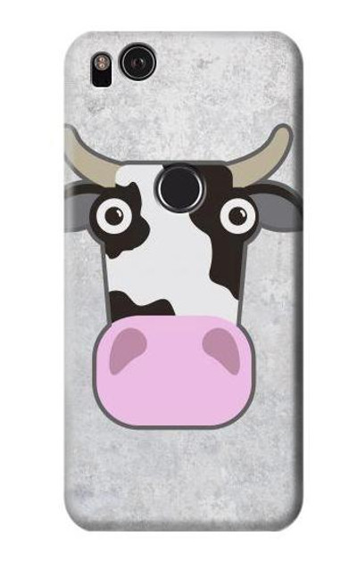 S3257 Cow Cartoon Case Cover Custodia per Google Pixel 2