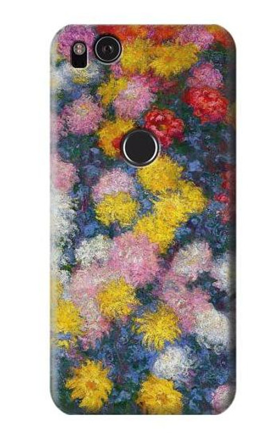 S3342 Claude Monet Chrysanthemums Case Cover Custodia per Google Pixel 2