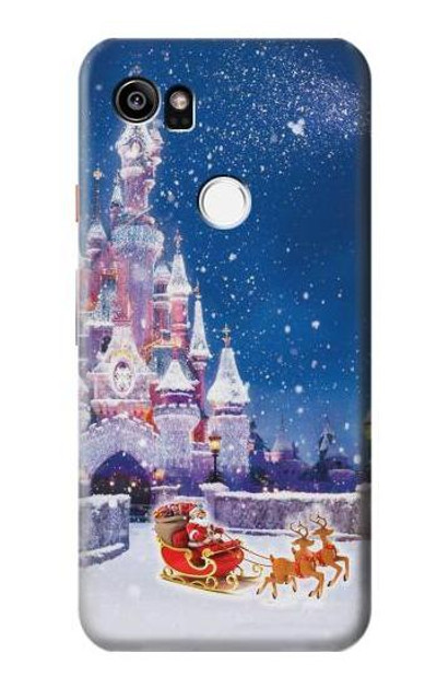 S3282 Santa Xmas Castle Case Cover Custodia per Google Pixel 2 XL