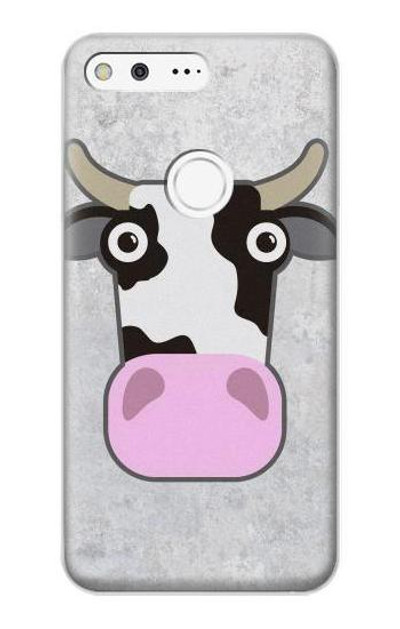 S3257 Cow Cartoon Case Cover Custodia per Google Pixel XL