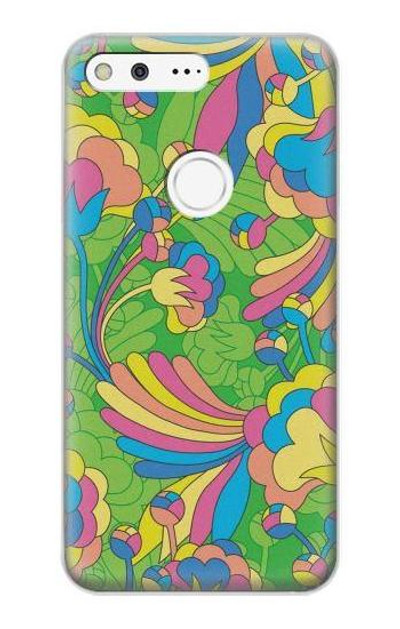 S3273 Flower Line Art Pattern Case Cover Custodia per Google Pixel XL