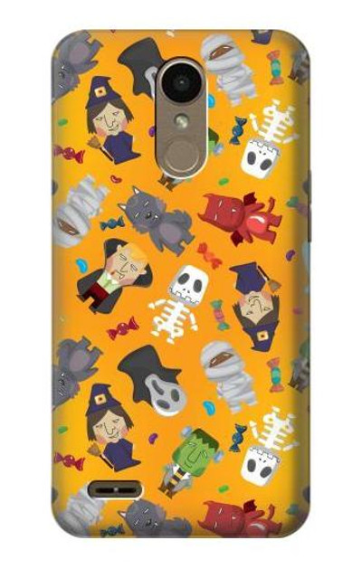 S3275 Cute Halloween Cartoon Pattern Case Cover Custodia per LG K10 (2018), LG K30