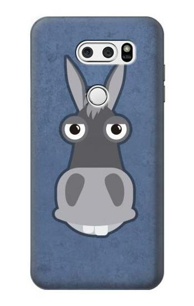 S3271 Donkey Cartoon Case Cover Custodia per LG V30, LG V30 Plus, LG V30S ThinQ, LG V35, LG V35 ThinQ