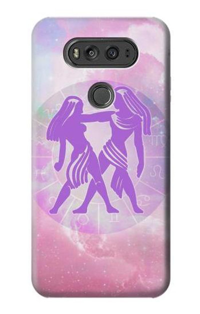 S3259 Zodiac Gemini Case Cover Custodia per LG V20