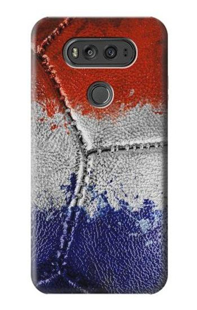 S3304 France Flag Vintage Football Graphic Case Cover Custodia per LG V20