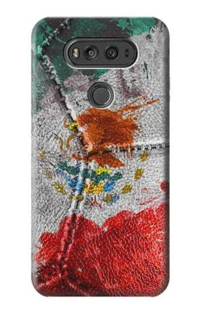 S3314 Mexico Flag Vinatage Foorball Graphic Case Cover Custodia per LG V20