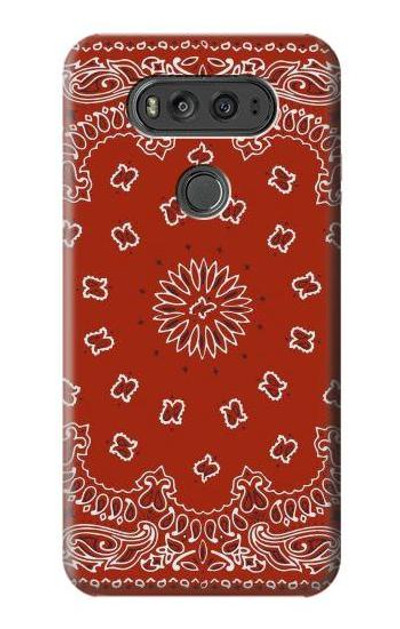 S3355 Bandana Red Pattern Case Cover Custodia per LG V20