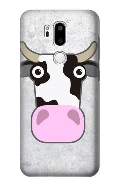 S3257 Cow Cartoon Case Cover Custodia per LG G7 ThinQ