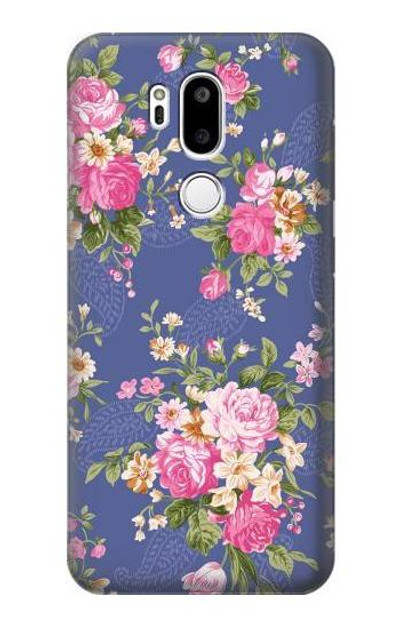 S3265 Vintage Flower Pattern Case Cover Custodia per LG G7 ThinQ