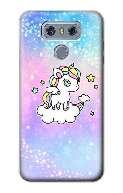 S3256 Cute Unicorn Cartoon Case Cover Custodia per LG G6